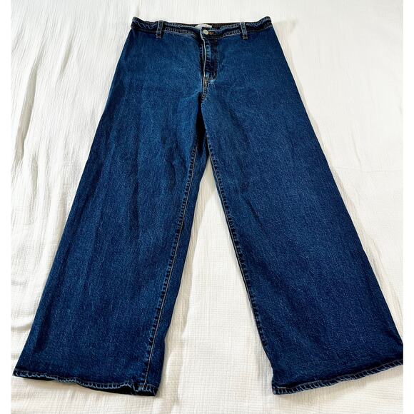 Universal Thread Sailor Wide Leg Jeans Medium Wash Women's US 12R - Picture 1 of 7